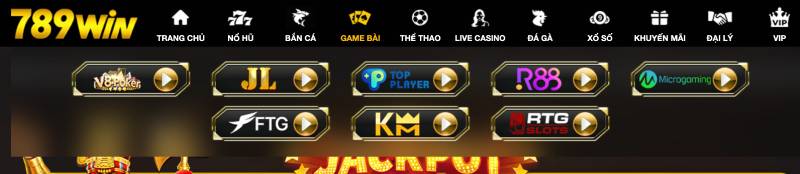Không gian game bài chất lượng cao tại 789win